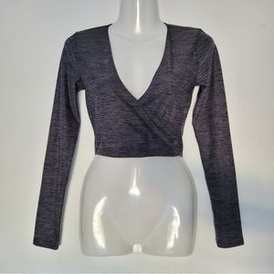 Forever 21 Gray Crop Top